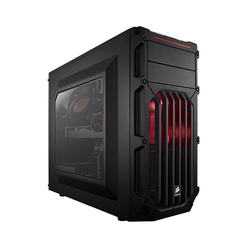 CORSAIR Carbide Series™ SPEC-03 Red LED Mid-Tower Gaming Case