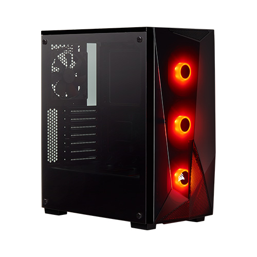 CORSAIR Carbide Series SPEC-DELTA RGB Tempered Glass Mid-Tower ATX Gaming Case — Black