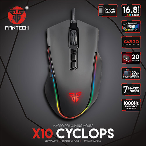 FANTECH CYCLOPS X10 Gaming Mouse