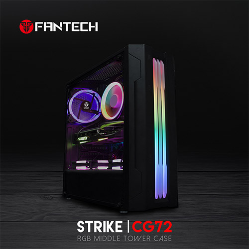 FANTECH STRIKE CG72 RGB Middle Tower Case