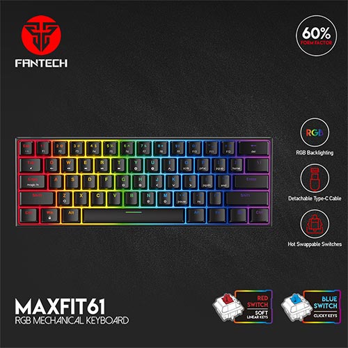 Fantech MK857 Mechanical Gaming Keyboard ( MAXFIT61 )