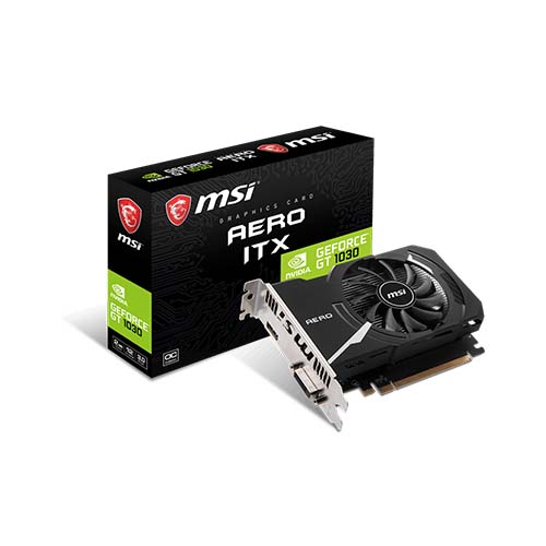 MSI GeForce GT 1030 AERO ITX 2G D4 OC