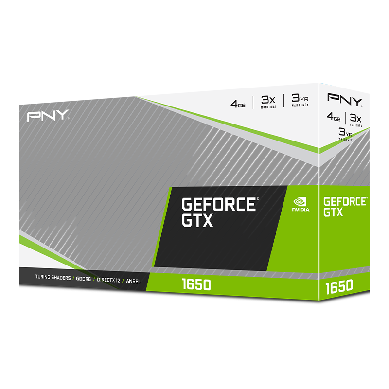 PNY  GeForce GTX 1650 4GB Dual Fan